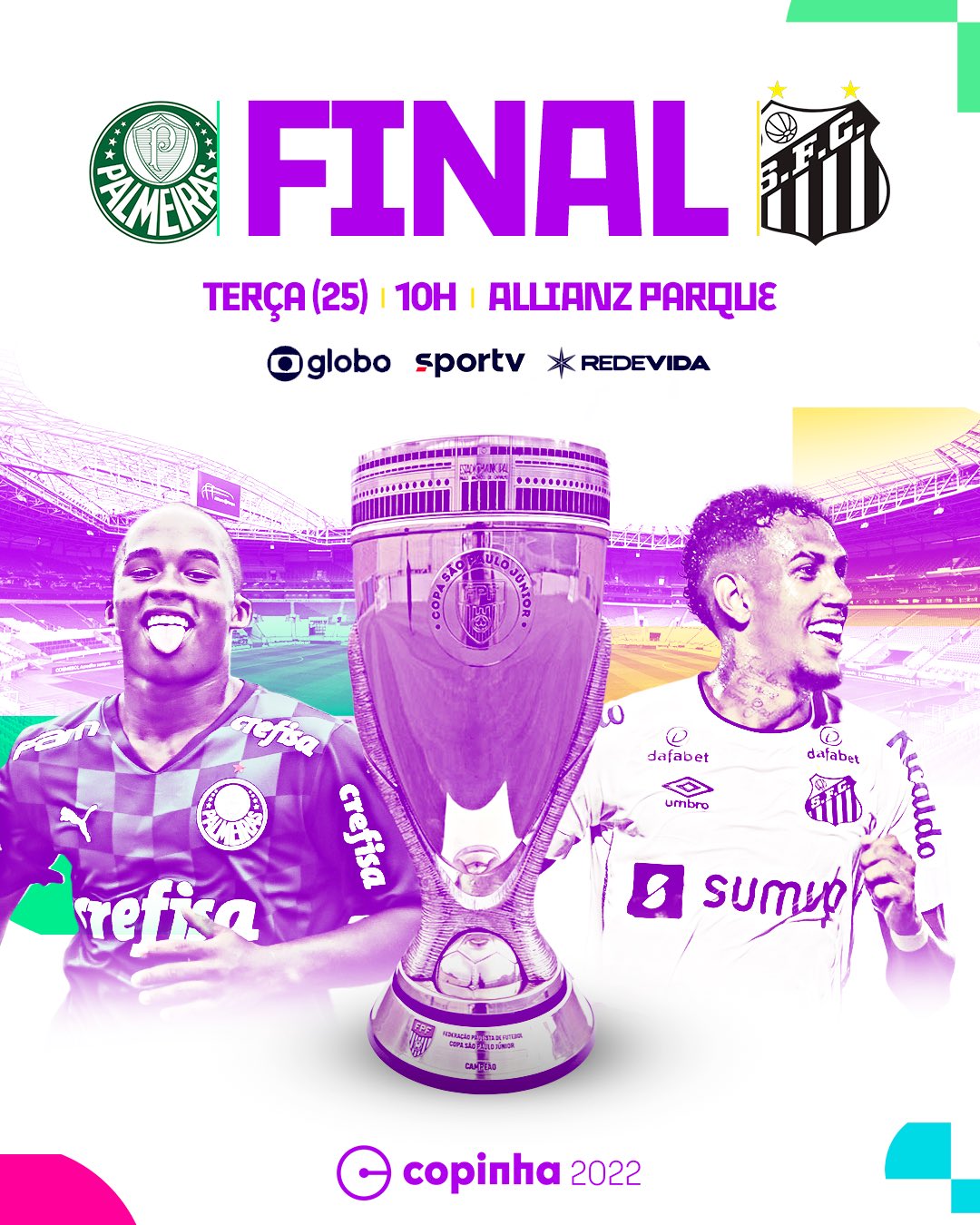 Palmeiras - Santos, Copa SP de Futebol Júnior