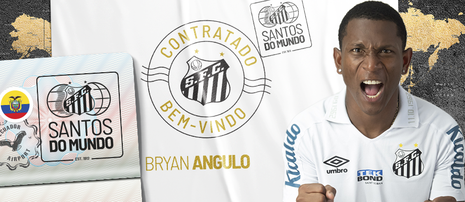 Santos anuncia a contratação do atacante Bryan Angulo - Diário do