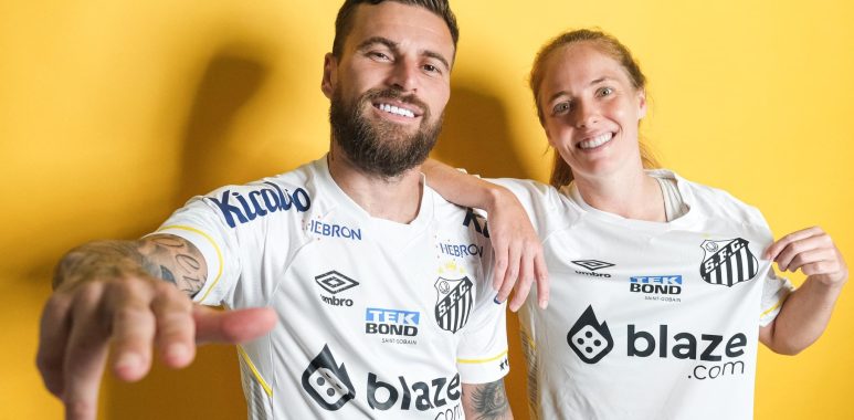 Blaze é a nova patrocinadora máster do Santos FC - Santos Futebol Clube